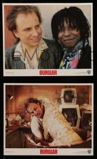 6h087 BURGLAR 8 8x10 mini LCs '87 cool images of Whoopi Goldberg, Bobcat Goldthwaite!