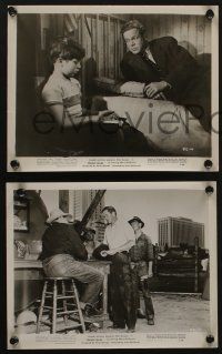 6h906 CHICAGO CALLING 3 8x10 stills '51 $53 means life or death for Dan Duryea!