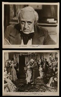 6h455 CHRISTMAS CAROL 9 8x10 stills '51 Charles Dickens holiday classic, great portraits!