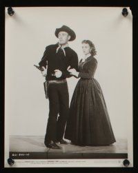 6h713 HANGMAN'S KNOT 6 8x10 stills '52 great western images of Randolph Scott, Donna Reed!