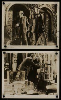 6h919 HOUND OF THE BASKERVILLES 3 8x10 stills '59 Peter Cushing, Christopher Lee!