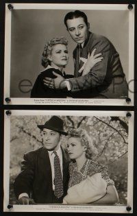 6h920 I STOLE A MILLION 3 8x10 stills '39 great images of George Raft & pretty Claire Trevor!