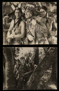 6h317 LAST OF THE MOHICANS 16 cardboard mounted 7x9.25 stills '36 Scott, James Fenimore Cooper!