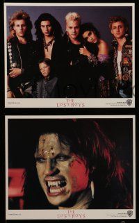6h119 LOST BOYS 8 8x10 mini LCs '87 teen vampire Kiefer Sutherland, Corey & Corey, Joel Schumacher!