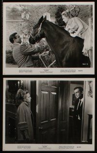 6h359 MARNIE 13 8x10 stills '64 Alfred Hitchcock, cool images of Sean Connery and Tippi Hedren!