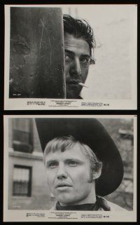 6h594 MIDNIGHT COWBOY 8 8x10 stills '69 cool images of Dustin Hoffman, Jon Voight, Vaccaro!