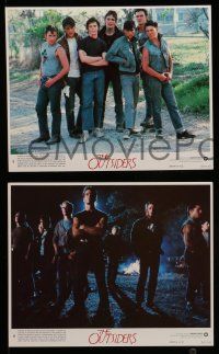 6h125 OUTSIDERS 8 8x10 mini LCs '82 Coppola, S.E. Hinton, Dillon, Howell, Tom Cruise, Estevez!