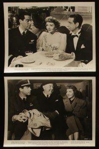 6h282 PRACTICALLY YOURS 20 8x10 stills '44 Claudette Colbert, Air Force pilot Fred MacMurray!