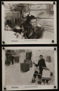 6h400 ROSE OF THE YUKON 12 8x10 stills '48 Steve Brodie & pretty Myrna Dell in frozen Alaska!