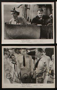 6h819 RUN SILENT, RUN DEEP 5 8x10 stills '58 Clark Gable, Burt Lancaster, WWII submarine!
