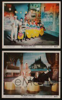 6h171 SEVEN LITTLE FOYS 4 color 8x10 stills '55 Bob Hope & his seven kids in wacky outfits, Vitale!