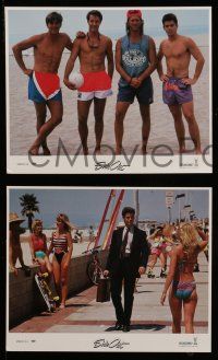 6h131 SIDE OUT 8 8x10 mini LCs '90 C Thomas Howell, Courtney Thorne-Smith, beach volleyball!
