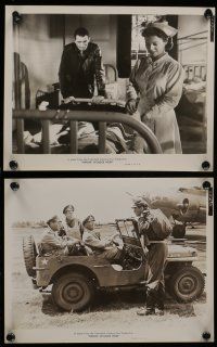 6h767 TWELVE O'CLOCK HIGH 6 8x10 stills '58 cool images of Gregory Peck in World War II!