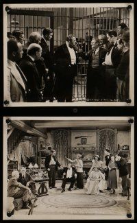 6h999 YOU CAN'T TAKE IT WITH YOU 2 8x10 stills '38 Capra, Arthur, Barrymore, Stewart, top cast!
