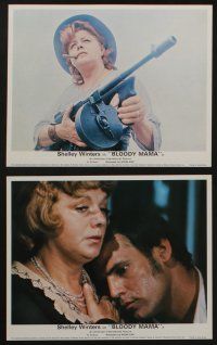 6h079 BLOODY MAMA 8 color English FOH LCs '70 Corman, AIP, Shelley Winters, Don Stroud, De Niro!