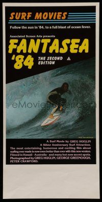 6j018 FANTASEA '84 Aust daybill '84 great close up surfing photo, a blast of ocean fever!