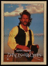 6j019 DANCES WITH WOLVES Aust special poster '91 Kevin Costner & Native American Indians!