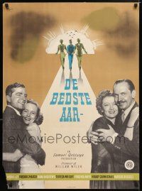 6j236 BEST YEARS OF OUR LIVES Danish '48 cool cast images and Benny Stilling artwork!