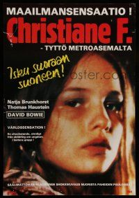 6j113 CHRISTIANE F. Finnish '81 classic German drug movie about 13 year-old drug addict/hooker!
