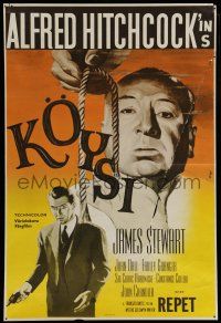 6j123 ROPE Finnish R58 different image of James Stewart, Alfred Hitchcock classic!