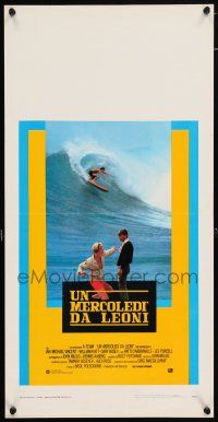 6j490 BIG WEDNESDAY Italian locandina R82 John Milius classic surfing movie, cool different image!