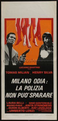 6j500 DEATH DEALER Italian locandina '79 Umberto Lenzi, Tomas Milian, Laura Belli, Silva!