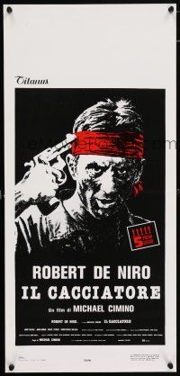 6j501 DEER HUNTER Italian locandina '79 directed by Michael Cimino, Robert De Niro!