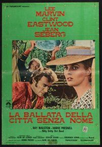 6j487 PAINT YOUR WAGON Italian photobusta '70 image of Clint Eastwood!