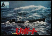 6j847 DAS BOOT 2-sided Japanese '81 The Boat, German WW II submarine classic, cool map & images!