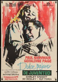 6j097 SWEET BIRD OF YOUTH Spanish '62 Paul Newman, Geraldine Page, from Tennessee Williams' play!