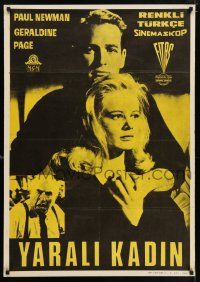 6j069 SWEET BIRD OF YOUTH Turkish '62 Paul Newman, Geraldine Page, from Tennessee Williams' play!
