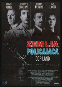 6j612 COP LAND Yugoslavian 19x27 '97 Sylvester Stallone, Robert De Niro, Ray Liotta, Harvey Keitel