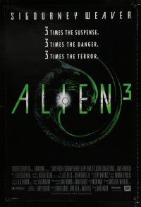 6k022 ALIEN 3 1sh '92 this time it's hiding in the most terrifying place of all!