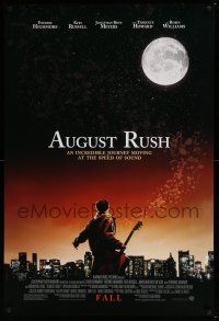6k047 AUGUST RUSH advance DS 1sh '07 an incredible journey moving at the speed of sound!