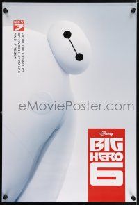 6k074 BIG HERO 6 white style advance DS 1sh '14 Walt Disney CGI animated superhero action!