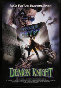 6k163 DEMON KNIGHT DS 1sh '95 Billy Zane, Tales from the Crypt, great image of Crypt-Keeper!