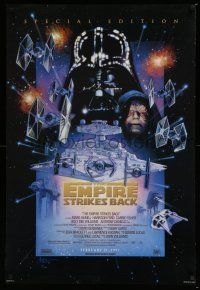 6k192 EMPIRE STRIKES BACK style C advance DS 1sh R97 George Lucas sci-fi classic, Tom Jung art!