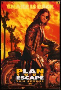 6k199 ESCAPE FROM L.A. teaser 1sh '96 John Carpenter, Kurt Russell returns as Snake Plissken!
