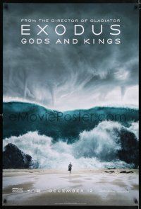6k204 EXODUS: GODS & KINGS style G teaser DS 1sh '14 Bale as Moses walking through Red Sea!