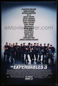 6k205 EXPENDABLES 3 advance DS 1sh '14 Sylvester Stallone, Mel Gibson, Jet Li & all-star cast!