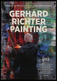 6k235 GERHARD RICHTER PAINTING 1sh '11 cool image from artist documentary!