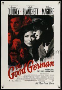 6k252 GOOD GERMAN advance DS 1sh '06 Steven Soderbergh directed, Clooney & pretty Cate Blanchett!
