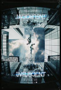 6k325 INSURGENT mirror style teaser DS 1sh '15 The Divergent Series, sci-fi image, defy reality!