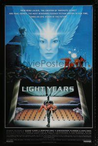 6k373 LIGHT YEARS 1sh '86 Rene Laloux & Harvey Weinstein's Gandahar, written by Isaac Asimov!