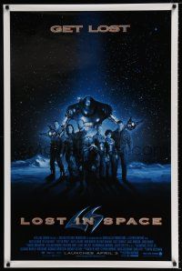 6k394 LOST IN SPACE advance 1sh '98 William Hurt, Matt LeBlanc, Heather Graham, Gary Oldman!