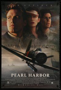 6k496 PEARL HARBOR cast style advance DS 1sh '01 Ben Affleck, Kate Beckinsale, World War II!