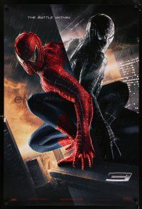 6k655 SPIDER-MAN 3 Within red/black style teaser DS 1sh '07 Sam Raimi, Tobey Maguire!