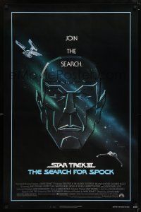6k671 STAR TREK III 1sh '84 The Search for Spock, art of Leonard Nimoy by Huyssen & Huerta!