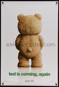 6k720 TED 2 teaser DS 1sh '15 Seth McFarland, Mark Wahlberg, Seyfreid, CGI teddy bear image!