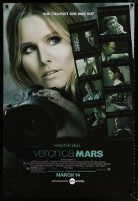 6k805 VERONICA MARS advance DS 1sh '14 close-up of sexy Kristen Bell in title role!